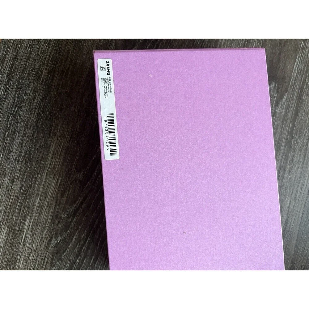 Skims Fits Everybody Bandeau 2 Pack/pc Box Set Petal Multi Large Pink Print NIB‎